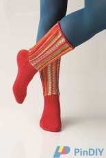Schachenmayr-R0241-Stix Socks by Charles D. Gandy - Free