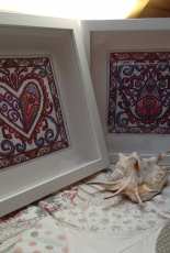 Indian triptych from Cross Stitch Gold