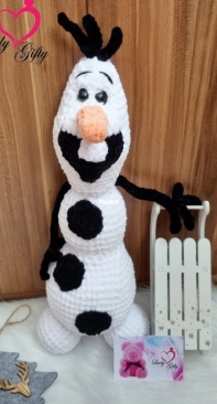 Luvly Gifty - Petra Moravcikova - Olaf crochet pattern - Návod Háčkovaný Olaf - Czech - Translated