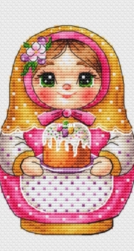 Bunberry Stitch - Matryoshka Kulich by Lidia Gorbikova