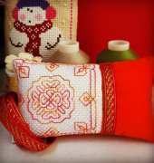 Snowman Milly & Mini cushion