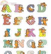 Millcraft Inc GCSB-9 Garfield Learns His A,B,Cs! XSD