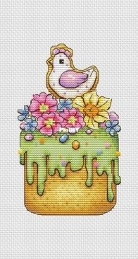 Easter Cake with Chicken by Ekaterina Zemlyanskaya