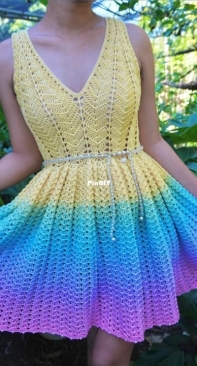 YarnAndFins - Kaye Estefanio - Meribella Peplum Top/Dress