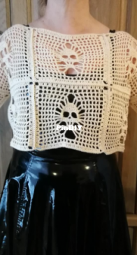 Lunar Still - Kristina Tamulevičiūtė - Crochet skull sweater