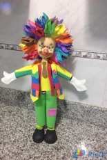 Clown in foam - 3 D