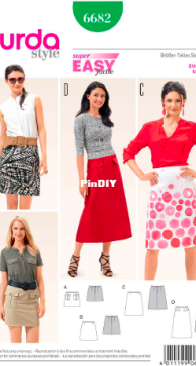 Burda Style - 6682 - Skirt