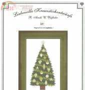 Liebevolle Kreuzstichentwurfe LKE W-37-09- Tannenbaum