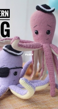 CrochetFriendToy - Anastasia Smolyakova - Octopus Pirate