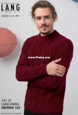 247-25 Lang Yarns Merino 120 by LANGYARNS SWITZERLAND-English-German-French-Dutch