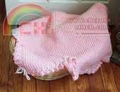 Happy Yellow House - C.L. Halvorson - Jasie Baby Blanket