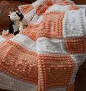 Color and Shape Design- Jody Pyott- Crocheted Blanket Moon