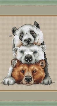 Three bears by Jeanne Dick