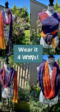 Drunk Dog Creative  - Bridget Aitchison - Wear It 4 Ways Scarf  - Free
