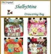 ShelbyMine-Drawstring Patchwork Bag