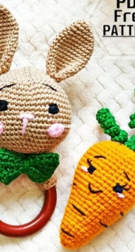 Lbcro_chet - Little boy - Bunny Rattle with Carrot - Free