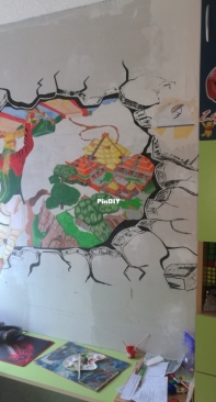 I painted on the wall,Fortnite gamer