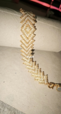 my first brick bracelet