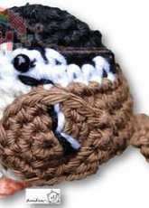 Cute amigurumi - Ami Fan - Sparrow - Dutch - Free