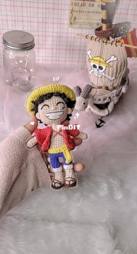 Tara Animeart  - Tejiendo mi vida - Sara Maliqueo - Monkey D. Luffy - Spanish - Free