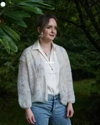 Dust Bunny  Cardigan by Beata Jezek-Free