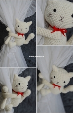 Сat Curtain Tieback