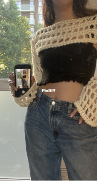 Crochet by Rosie - Rosie Simmonds - Mesh Jumper