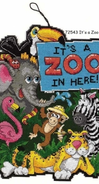 Dimensions 72543 its a Zoo in Here! XSD