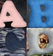 A Woven and Spun Creation- Kimberly Lewis - Alphabet pillow blocks - free