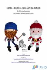 Dolls and Daydreams- Santa-Lumber Jack Sewing Pattern
