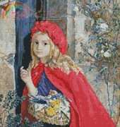 Artecy Cross Stitch -  Red Riding Hood at Grandmothers Door