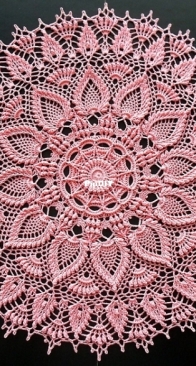 Galyna Borysova - Галина Борисова - Necklace Doily - Салфетка Ожерелье - Russian