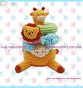 Handmade Kitty - Jenny Lloyd - Kirin Giraffe Jungle Stacker