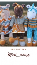 Patterns Lab - Diana Patskun - Mimi Mouse -Лаборатория сладких узоров - Диана Пацкун - Плюшевые мыши - Russian