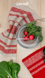 Lincraft - P046 Vintage Striped Kitchen Linen Set - Free