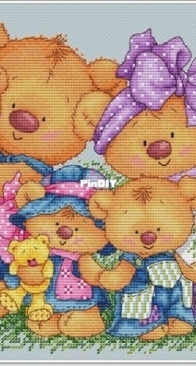 We Are Family Bears by Ekaterina Gafenko XSD