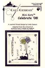 Calico Crossroads Mini-Kats - 2008 Calendar January - Celebrate 08