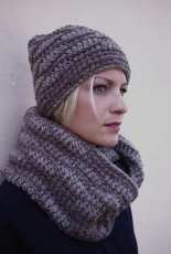 Borgo de Pazzi Firenze- MariaGrazia Berno - Tunisan Crochet Onde Cowl and Beanie - Free