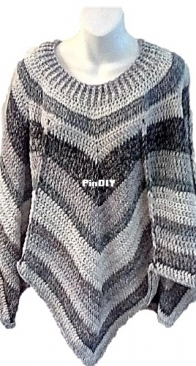 Crochet Rox - Roxann Skvarj-Stetzer - Star Bright Poncho