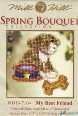 Mill Hill MH18-7104 Spring Bouquet - My Best Friend