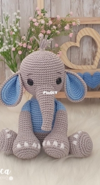 Lamuca Atelie - Debora Alves - Elephant - Elefante - Portuguese