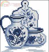 Zolotue Runo HS-004 Blue Set Table set
