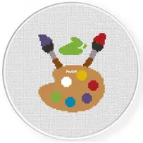 Daily Cross Stitch - Paint Materials