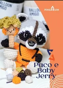 Ateliê Pingouin - Maxine Crochet - Juhh Cristine - Paco e Baby Jerry - Portuguese - Free