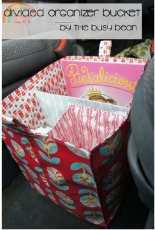 The Busy Bean-Divided Organizer Bucket-Free Pattern
