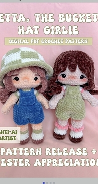 Etta The Crochet Hat Girlie - iliscrochet