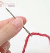 Joining two yarns - no knots - no hidden left over yarns