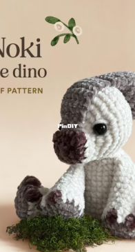 Noki the Dino- TheYarnForest- Fiona- English