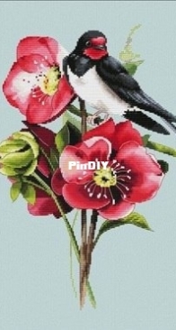 Swallow in Flowers 1 - Nadezhda Gavrilenkova XSD