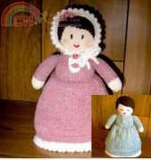 YvonneKnits - Molly, A Topsy Turvy Doll - Knit Toy